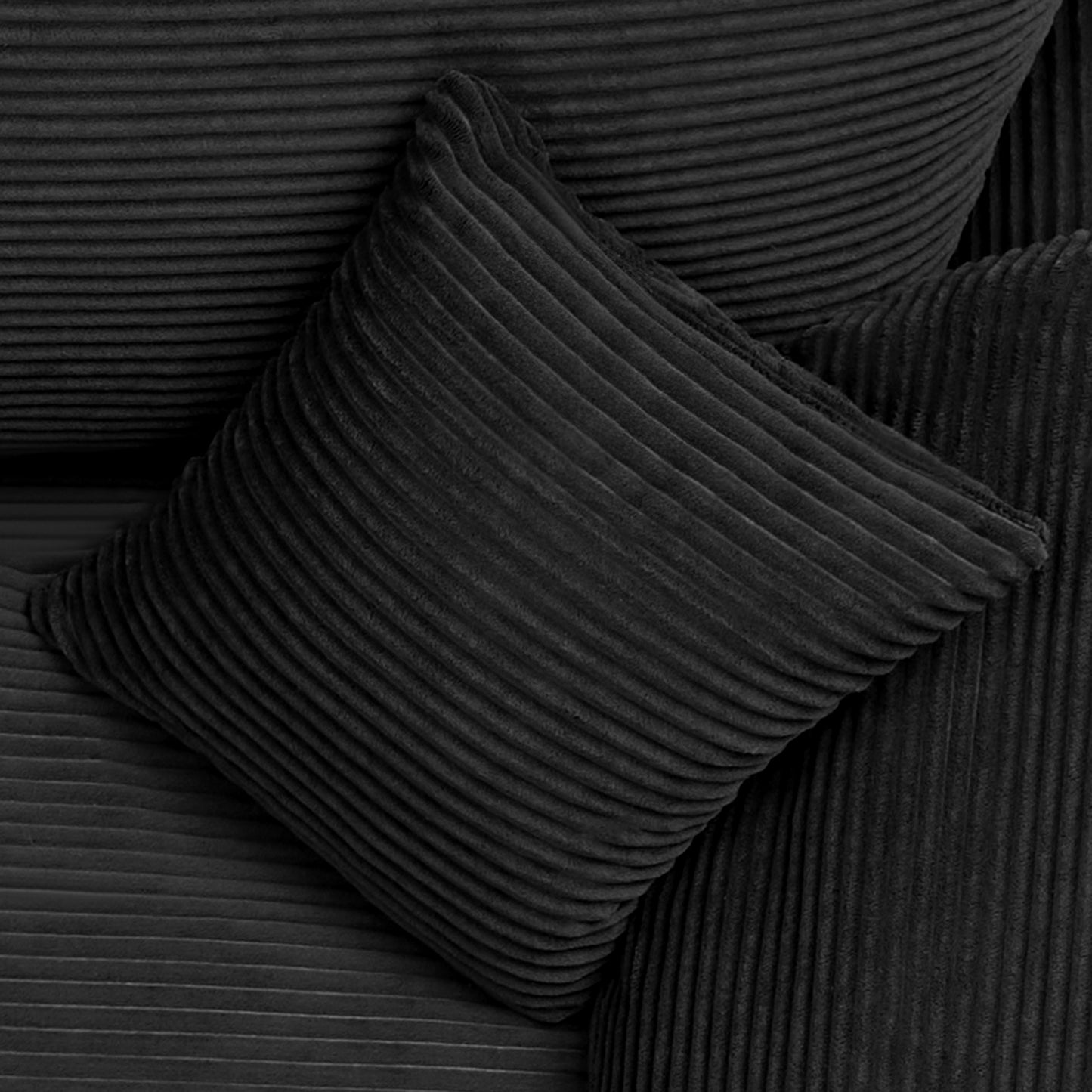 Mangodan  Sectional Couch, Boneless couches for Living Room, U Shaped Couch with Convertible Ottoman