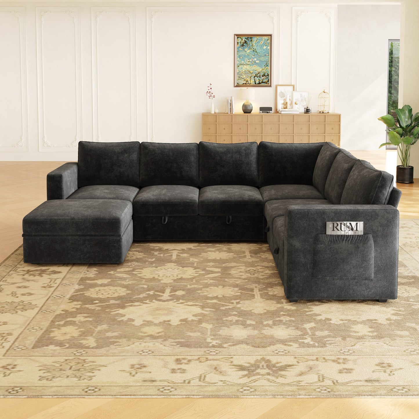 Sectionals Modular Sofa with Storage, Comfy Sectional Couches for Living Room & Apartment