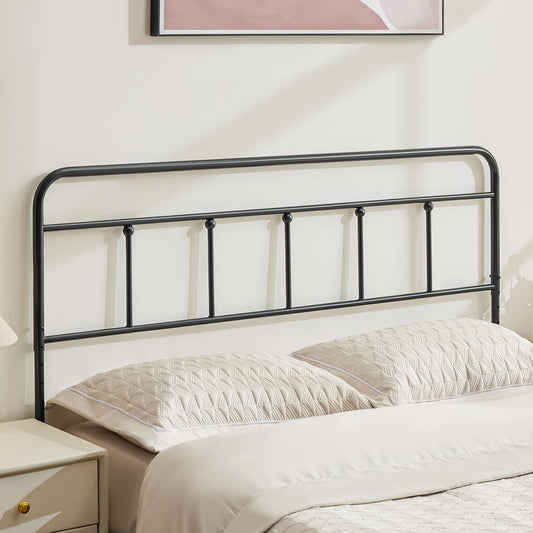 Huataen HomeMetal HeadboardOnly Adjustable Height from 34” to 44”, Victorian Vintage Bed Headboards, Farmhouse Head Board