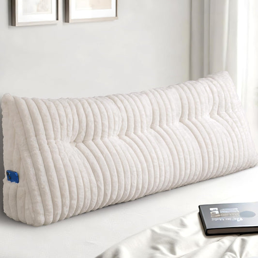 Triangular Wedge Pillow Headboard Queen, Cushion Headboards Reading Pillows