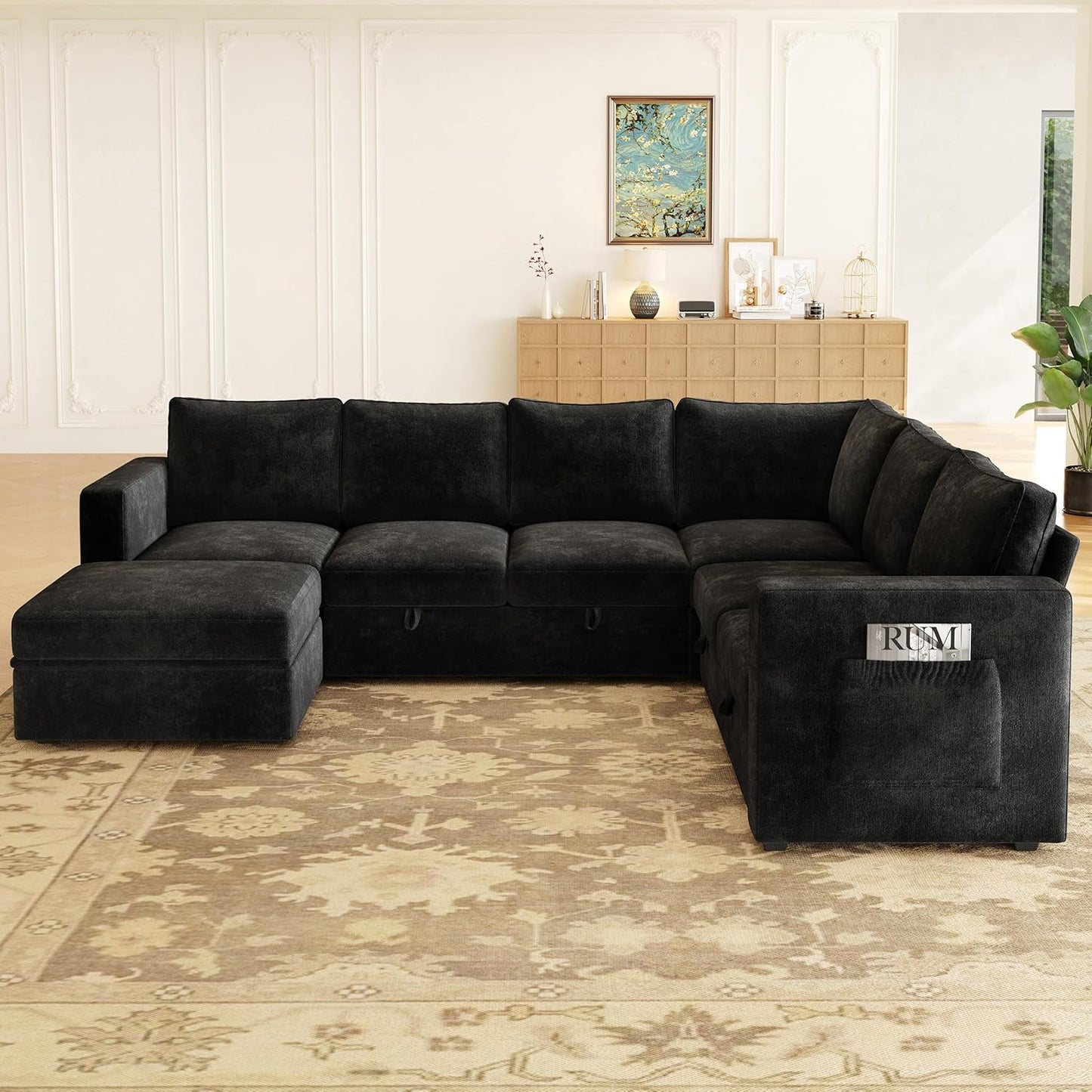 Sectionals Modular Sofa with Storage, Comfy Sectional Couches for Living Room & Apartment