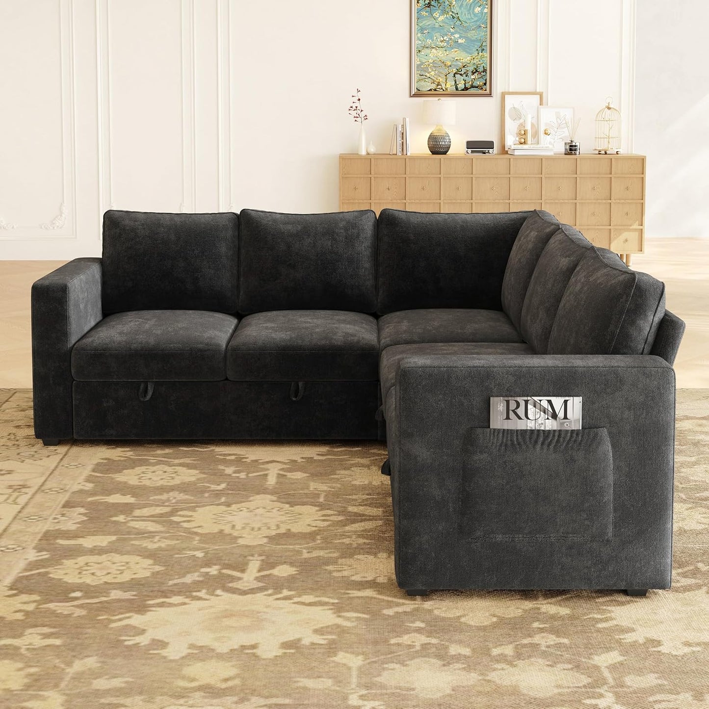 Sectionals Modular Sofa with Storage, Comfy Sectional Couches for Living Room & Apartment