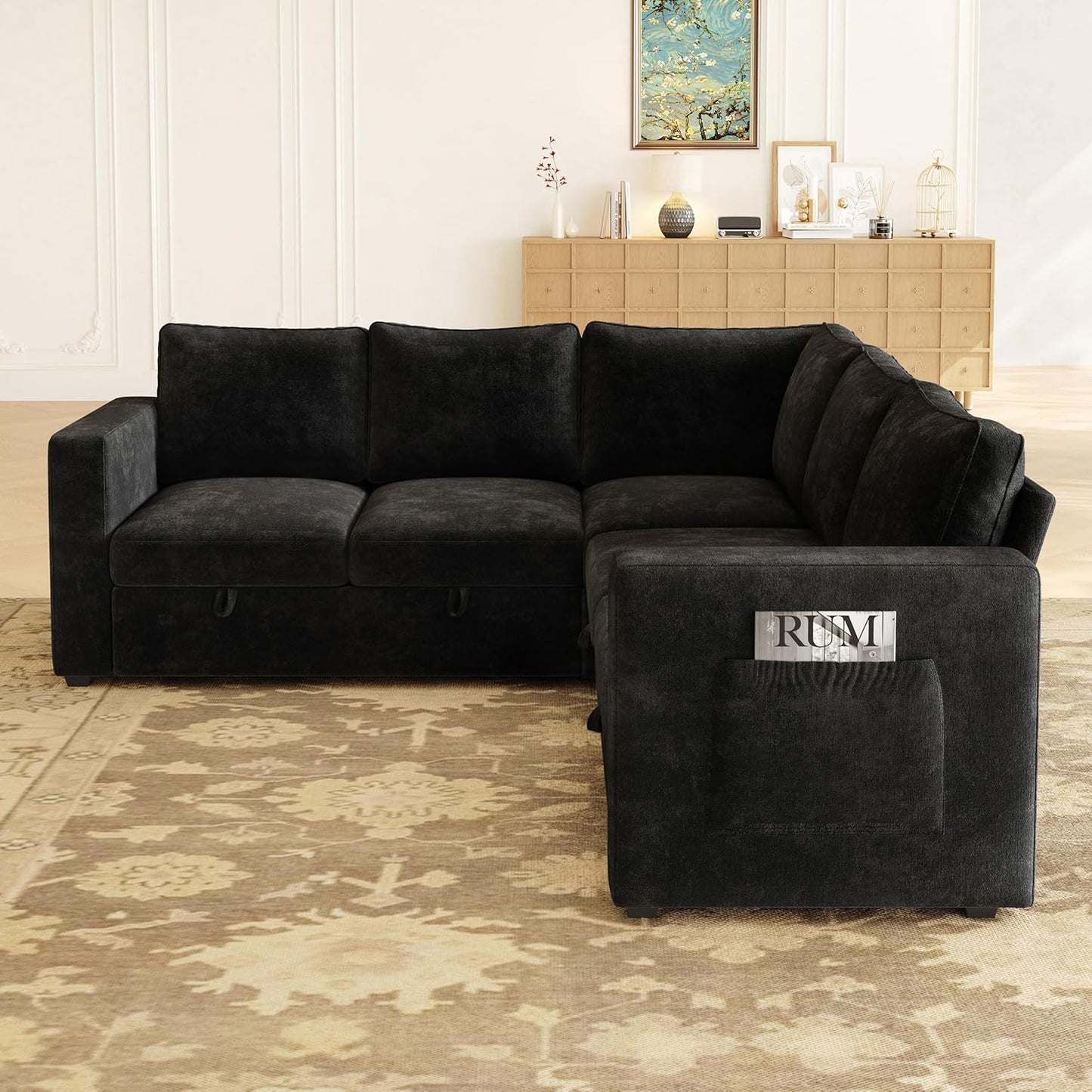 Sectionals Modular Sofa with Storage, Comfy Sectional Couches for Living Room & Apartment