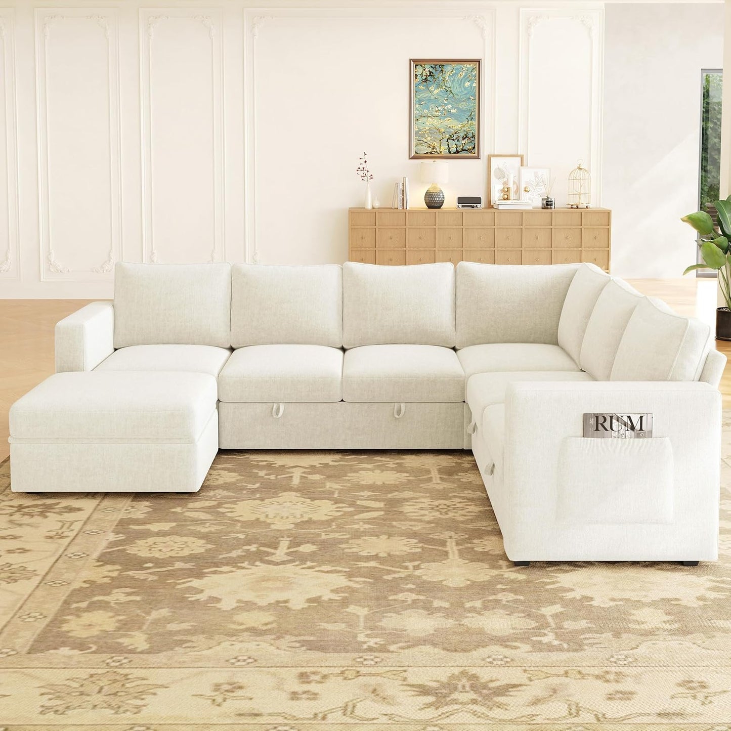 Sectionals Modular Sofa with Storage, Comfy Sectional Couches for Living Room & Apartment