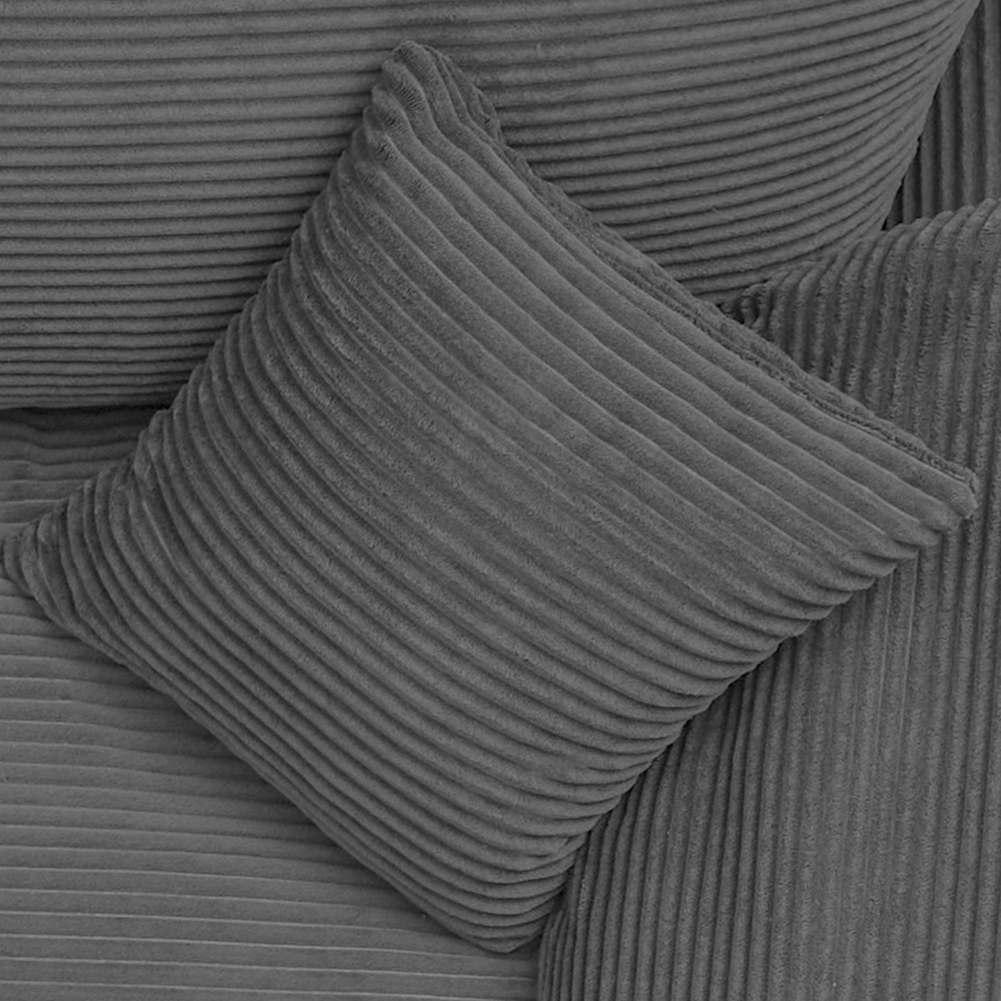 Mangodan  Sectional Couch, Boneless Couches for Living Room, L Shaped Couch with Convertible Ottoman