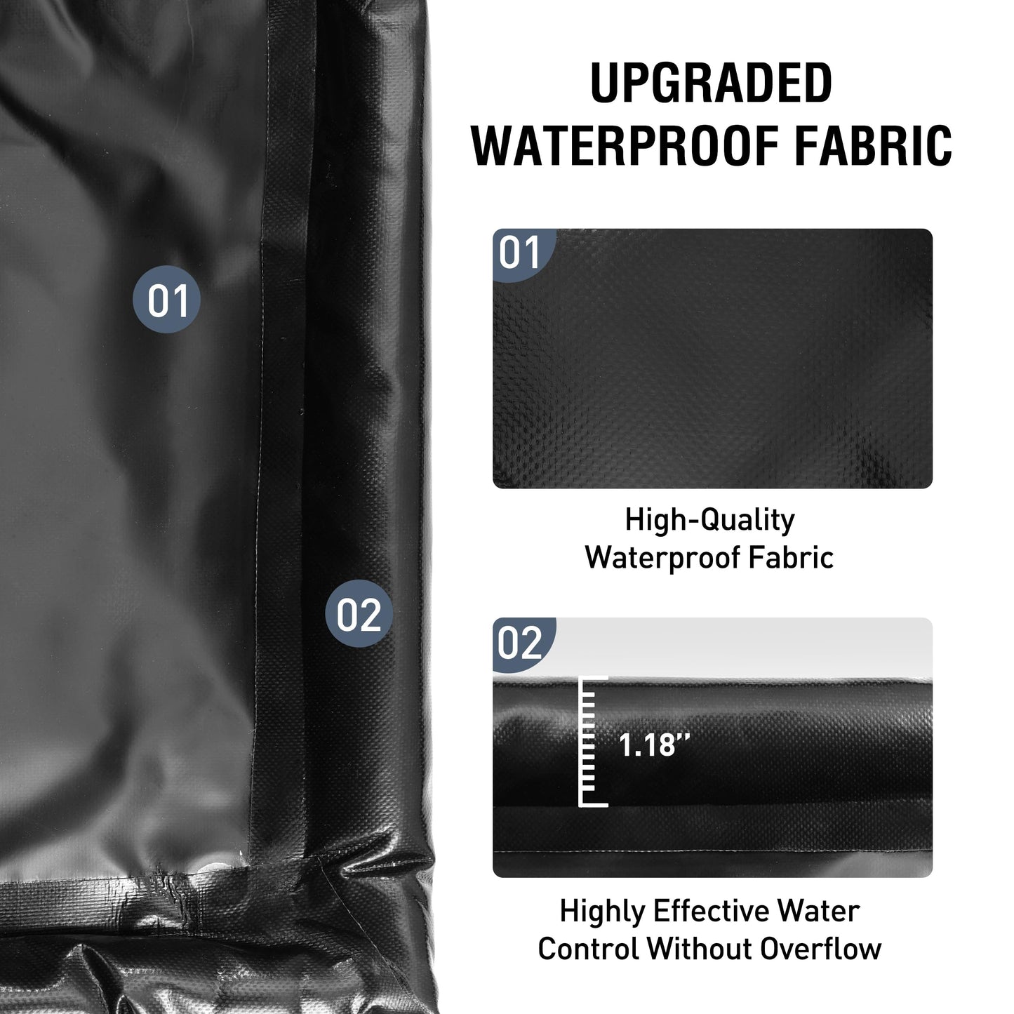 Garage Floor Mat, Under Car Waterproof Containment Mats, Oil Mat for Garage Covering