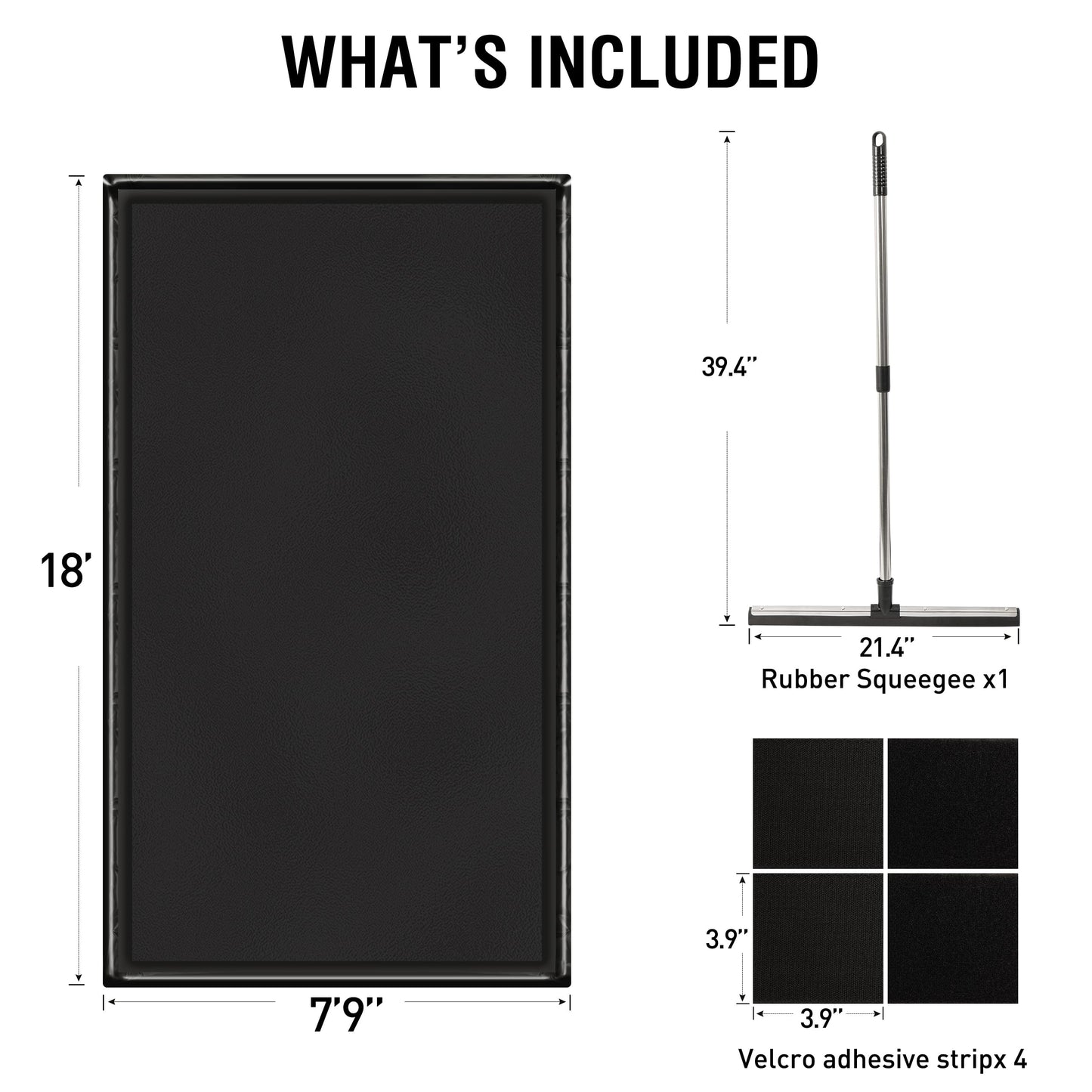 Garage Floor Mat, Under Car Waterproof Containment Mats, Oil Mat for Garage Covering